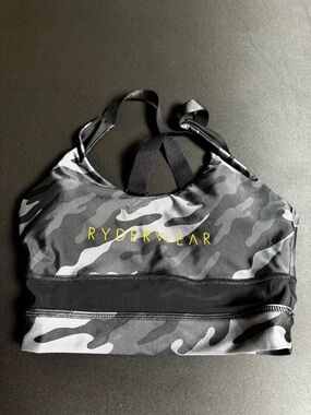 Ryderwear Black & Gray Camo Performance Leggings Size XS